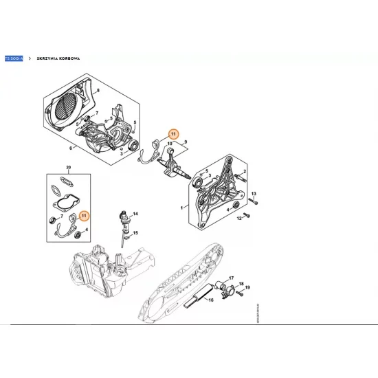 STIHL   Uszczelka 4250 029 0500